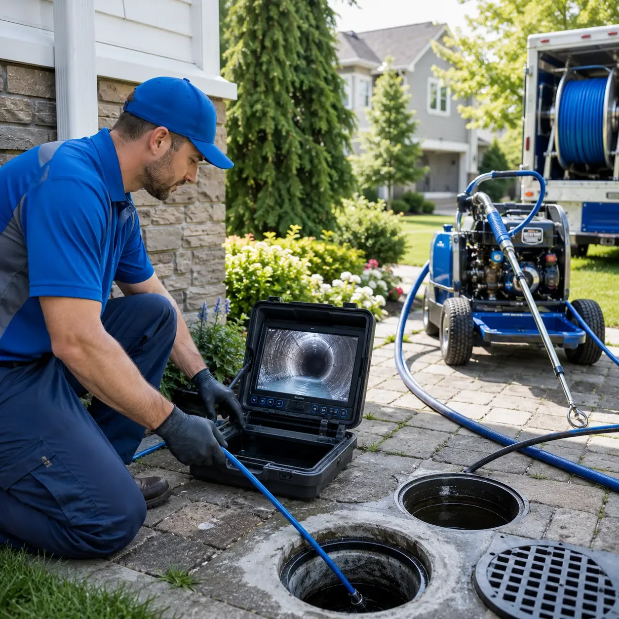 Outdoor drain cleaning professionals serving Simmesport, LA